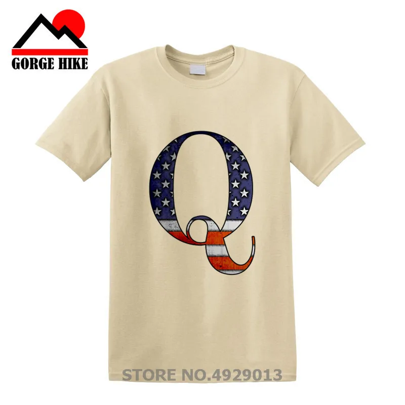 QANON THE BIG Q Qanon американская мода 3D Футболка Harajuku футболки с принтами орла США