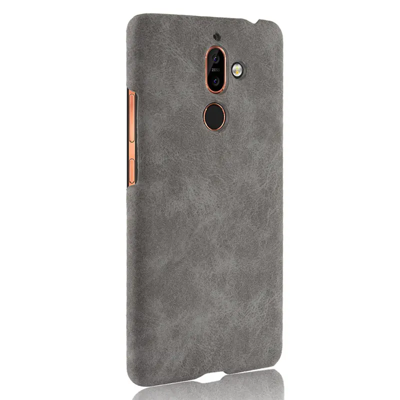 Для Nokia 7 Plus чехол 6 0 жесткий для телефона из искусственной кожи TA-1062 Nokia7 Nokia7Plus |