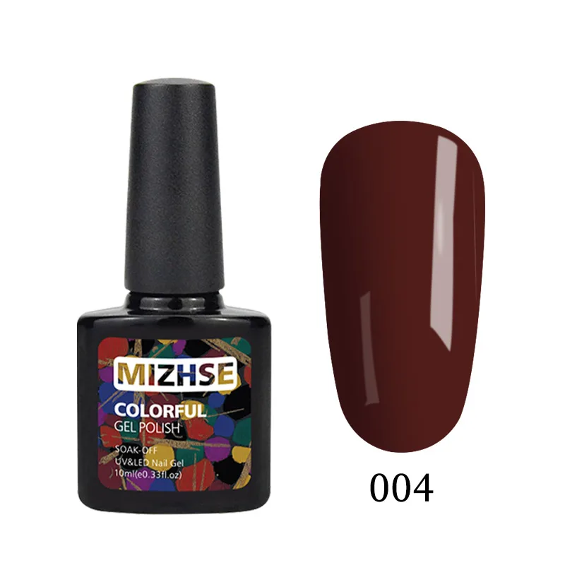 Brown004 MIZHSE 10 мл акриловый полигелевый удлиняющий гель для быстрого строительства Гель-лак для дизайна ногтей маникюр наращивание ногтей Гибридный праймер базовый гель - Цвет: Brown004