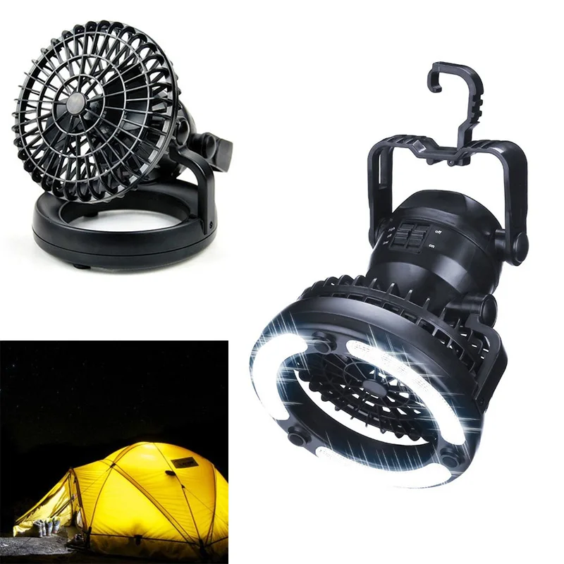 'The Best' Portable Camping Light 2 in 1 LED Ceiling Fan with Emergency Flashlight Outdoor Survival Lamp 889 | Освещение