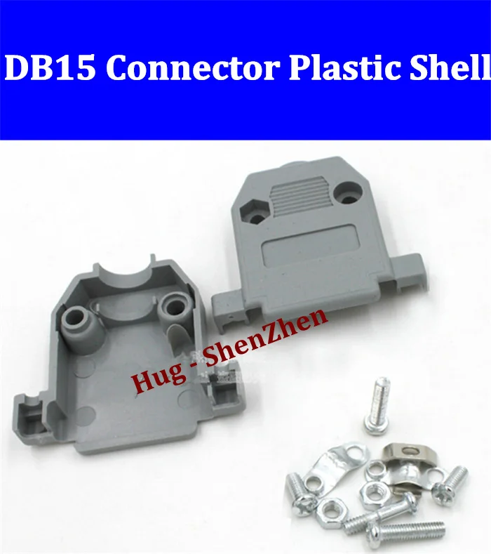50 шт./лот пластиковые DB15 RS232 штекерные капоты коннекторы крышки с винтами|rs232|rs232 to