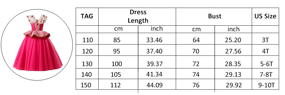 PaMaBa Deluxe Kid Pageant Gowns Fancy Sleeping Beauty Princess Dress for Girl Butterflies Decorations Sleeveless Aurora Costume | Детская