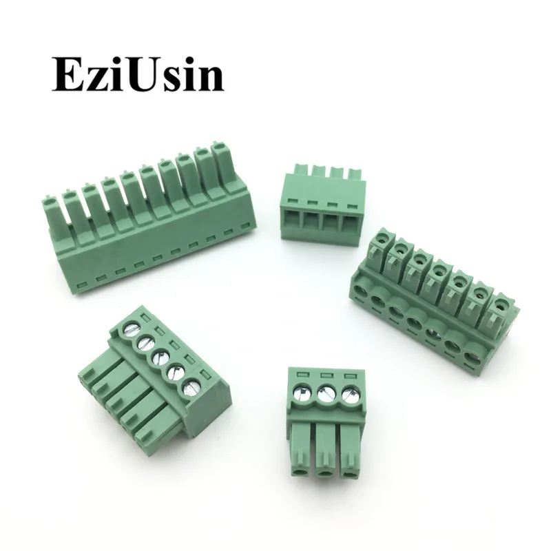 15EDG 3,81 мм 3,5 мм KF2EDG PCB Клеммная колодка коннектор штыревой разъем прямой угол 2/3/4/5/6/7/8/9/10/12