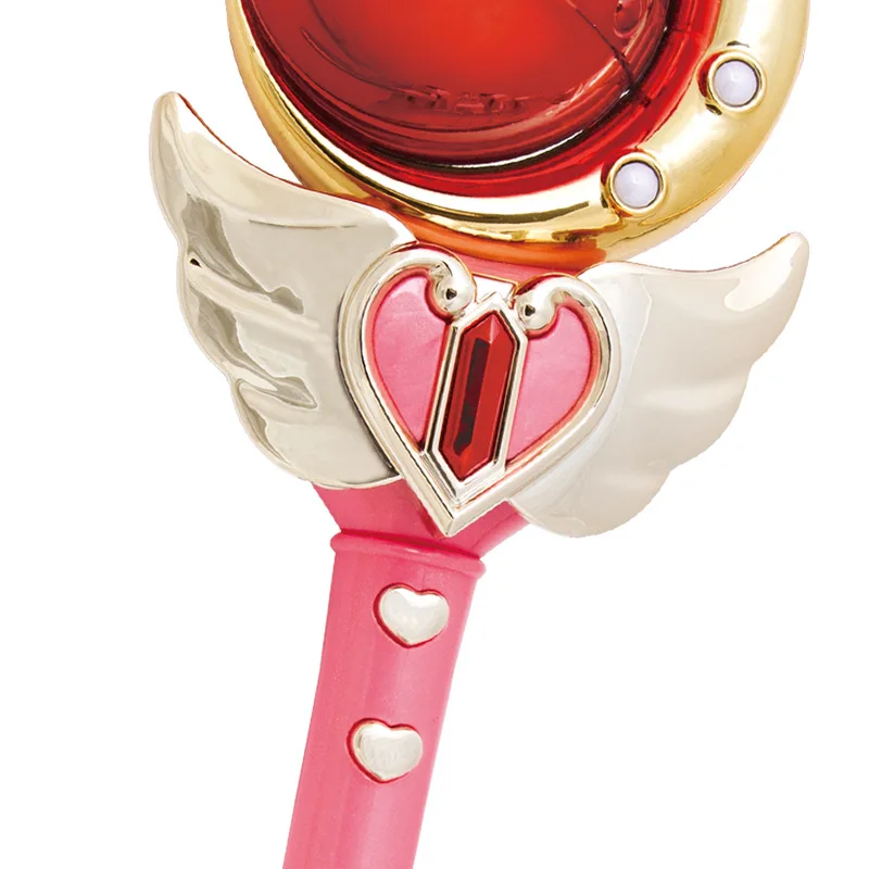 Аниме косплей Сейлор Мун 20th Tsukino Usagi палочка Henshin Rod химический фонарь спиральное сердце лунный жезл музыкальная волшебная палочка для девочек игрушки cos