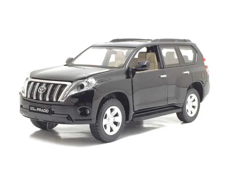 1:32 TOYOTA LAND CRUISER PRADO металлический сплав Модель автомобиля игрушки с вытягиванием модель автомобиля