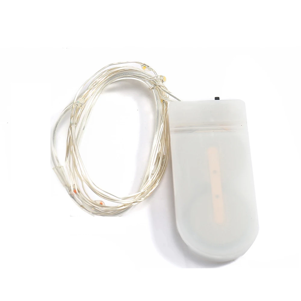 

LED String lights 2M 20LED Copper Wire Fairy light Christmas Wedding Party Decoration Powered by CR2032 Battery led Strip lamp