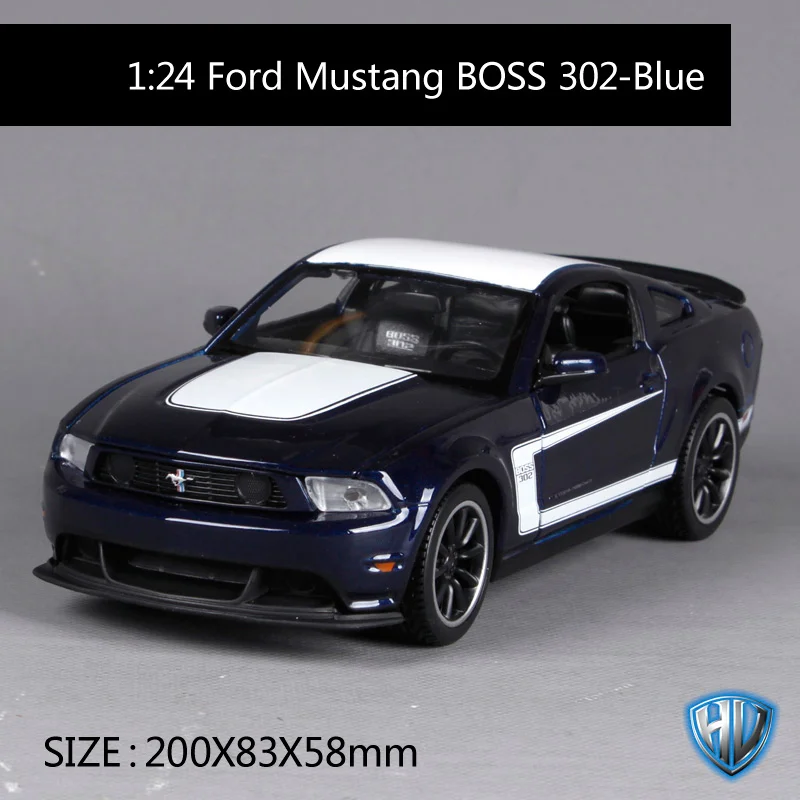 Maisto 1:24 mustang boss 302 автомобиль литье под давлением для ford охлаждение черный