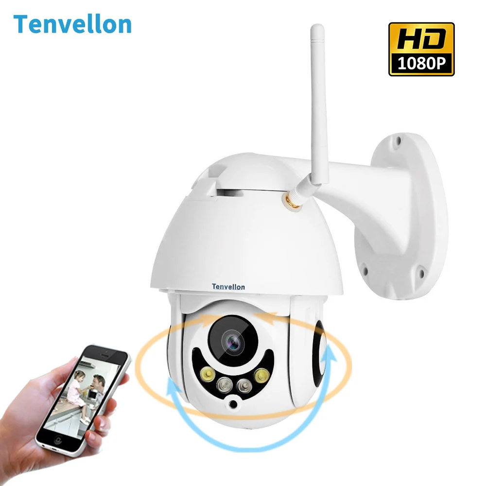 Wi Fi ip камера Full HD 1080 P Беспроводная Проводная PTZ наружная скорость купольная
