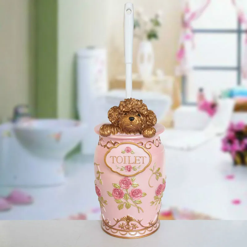 Креативная туалетная щетка для ванной милый набор туалетной щетки с мультяшной