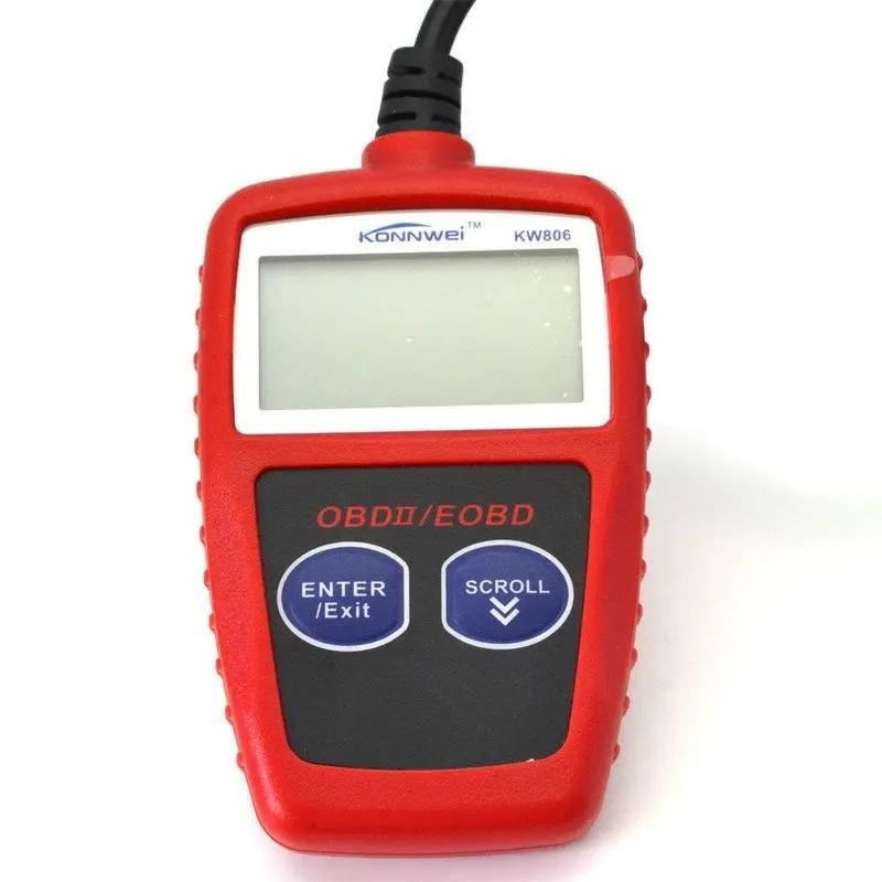 KW806 OBDII OBD2 автомобиля Двигатели для диагностики неисправностей сканер Авто Code Reader