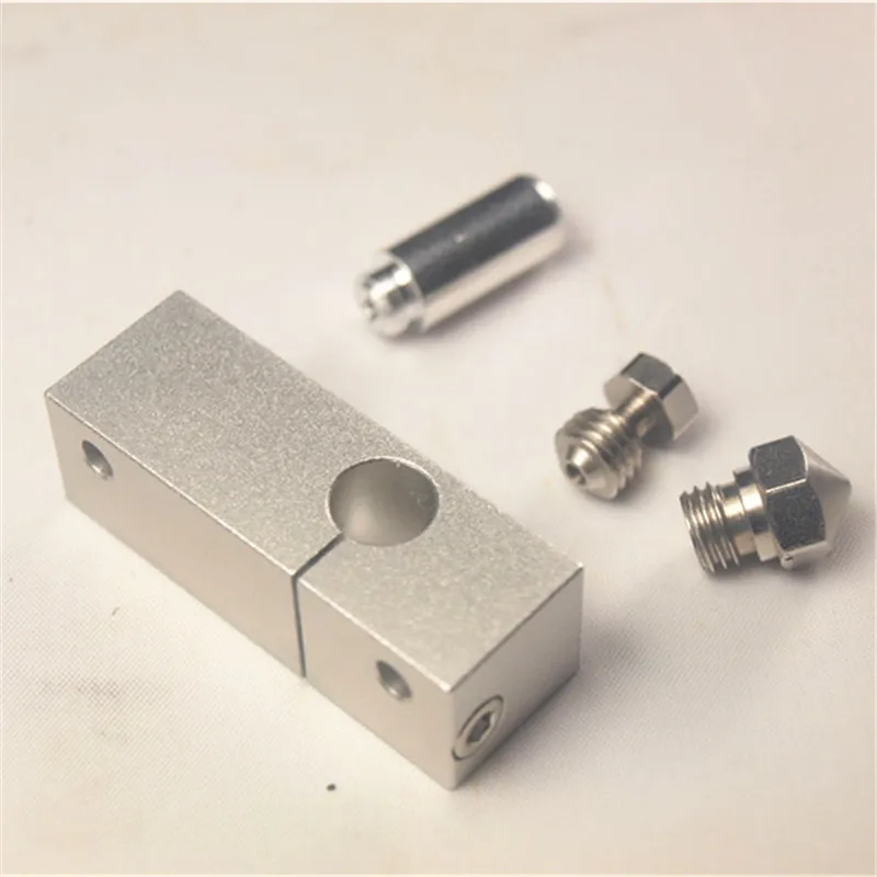 

1 комплект MK10 полностью металлический Hotend Kit для Wanhao i3-0,4 мм сопла