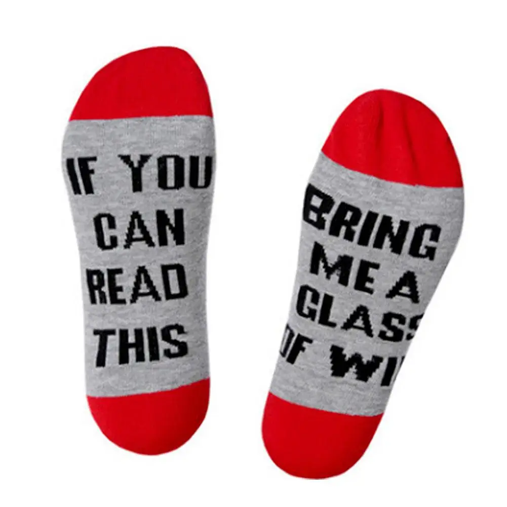 DSstyles 1 Pair Unisex Four seasons universal letters embroidered cotton tube socks wear non-slip breathable casual sports | Мужская