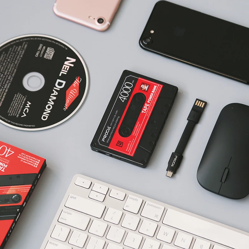 Remax магнитная лента мобильный power Bank USB внешний аккумулятор Зарядка Pover банк для