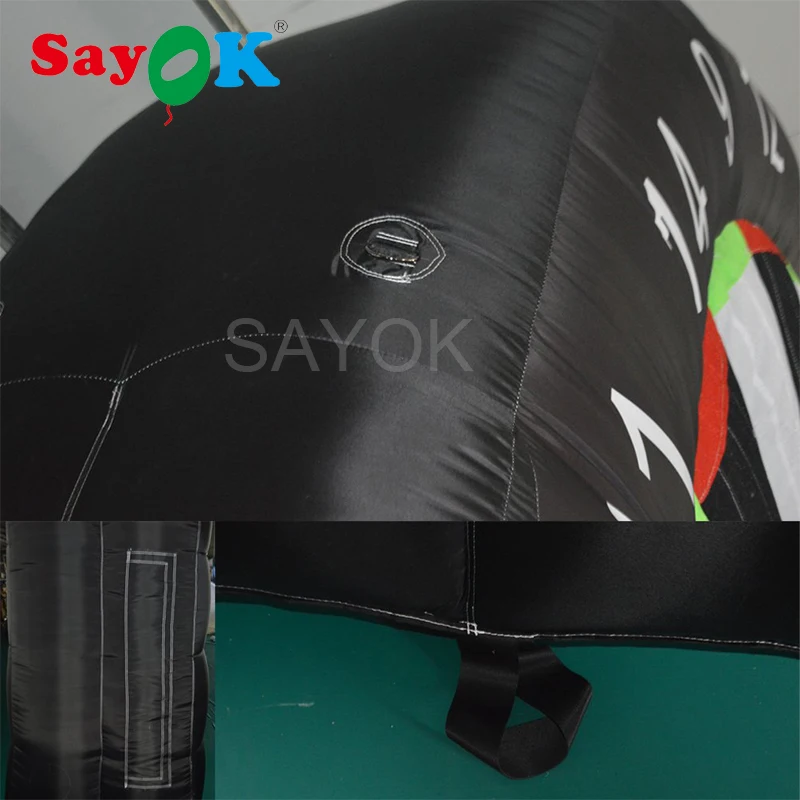Sayok 3 m/4 m/5 m Открытый надувной футбольный Дартс доска надувная футбольная с 6 шт