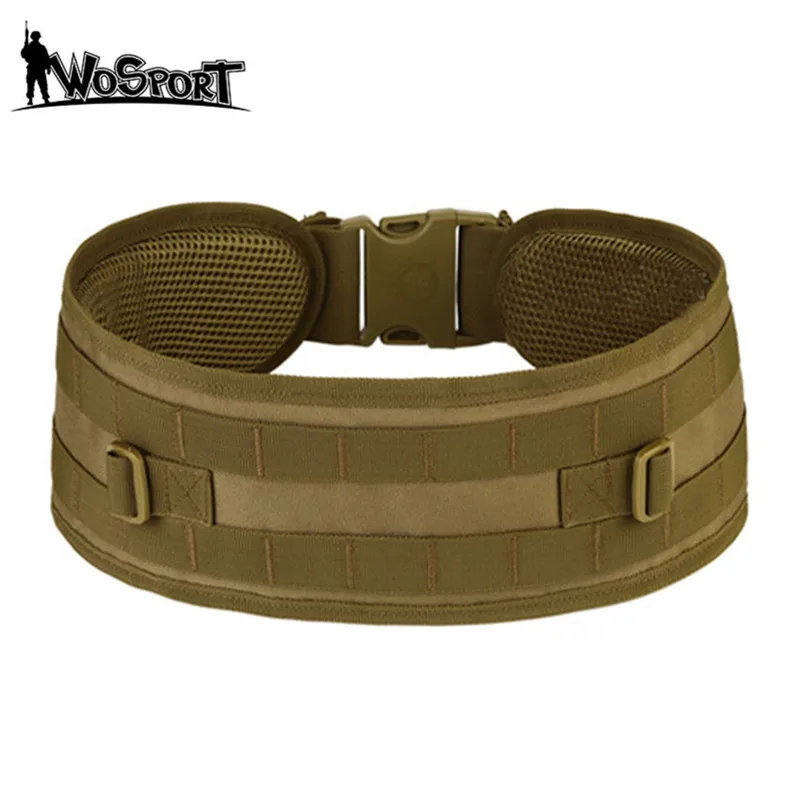 WoSport Battle Belt MOLLE Lightweigt Tactical Hunting Gear Suregrip Padded Patrol Adjustable Military Girdle Waist Support|Поддержка
