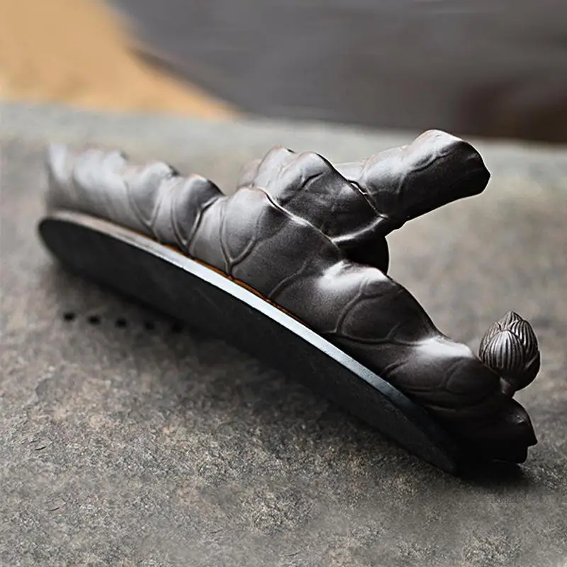 Китайский Стиль горелка для благовоний в виде лотоса с цветочным принтом стиле