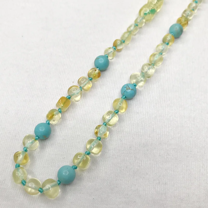 5 Gold 1 Turquoise Детский драгоценный камень Ambar ожерелье полированный Ambar& бирюза Прибалтики янтарь прорезывание зубов ожерелье s для ребенка бусины в стиле барокко ювелирные изделия для Etsy - Цвет камня: 5 Gold 1 Turquoise
