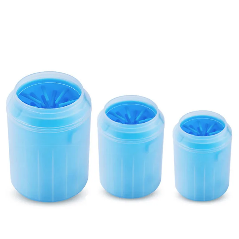 Подставка для мытья лап Pet Clean с мягкой силиконовой щеткой для чистки кошек и собак.