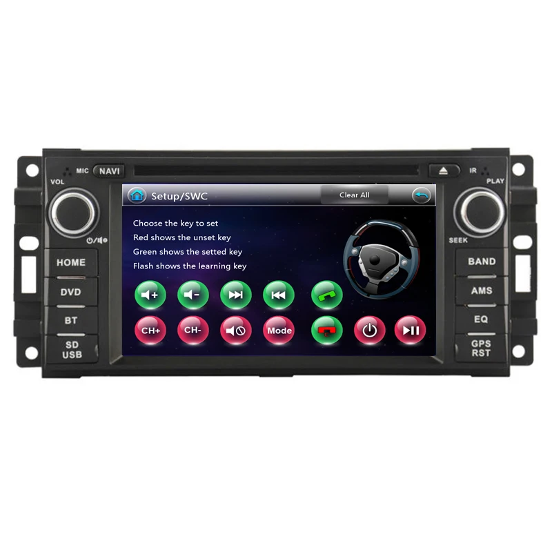 Автомобильный DVD GPS навигатор для Jeep Compass Grand Cherokee Liberty Patriot Wrangler Mitsubishi Raider 2005 2006 2007