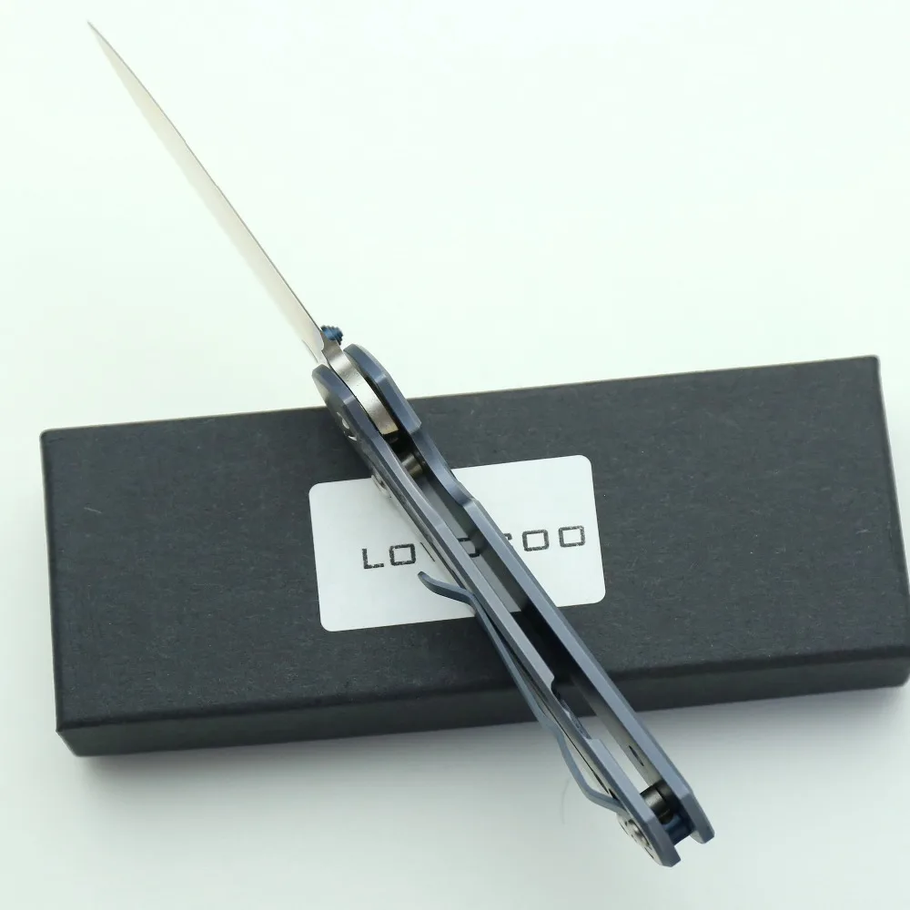 LOVOCOO маленький sebenza 21 складной нож D2 лезвие титановый узор ручка утилита для