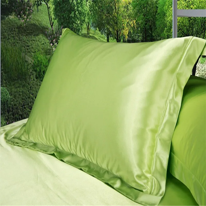Роскошный зеленый китайский Шелковый атласный комплект одеял Европейского