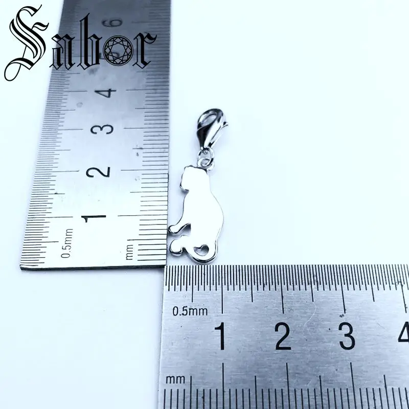 Little Cat Kitten Charms 2020 Summer Brand New Fashion Cute Gift Silver color plated DIY Jewelry Making for Women Men Pet thomas | Украшения