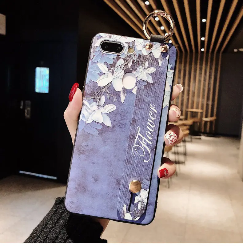 color as phote Xiao mi Red mi note 7 3D винтажный Рельефный цветочный узор на запястье Мягкий ТПУ чехол для телефона Xiaomi Redmi note 7 mi 8 9 A2Fundas - Цвет: color as phote