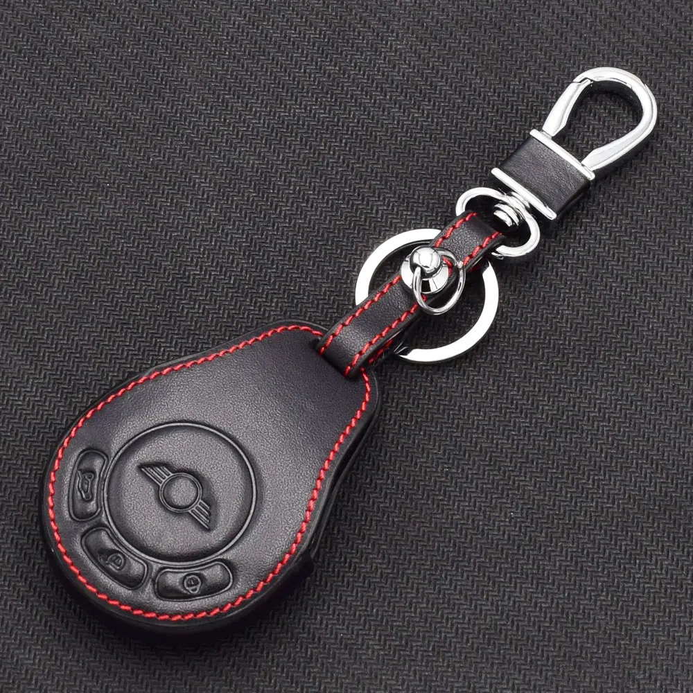 Чехол для ключей из натуральной кожи ATOBABI BMW E90 F30 1 3 5 series X1 X3 X5 X6 Z4 Mini Cooper Smart Remote
