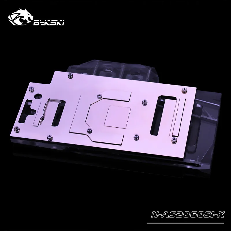 Bykski графический блок с полным покрытием для VGA ASUS RTX 2060 O6G SI видеокарта | Компьютеры