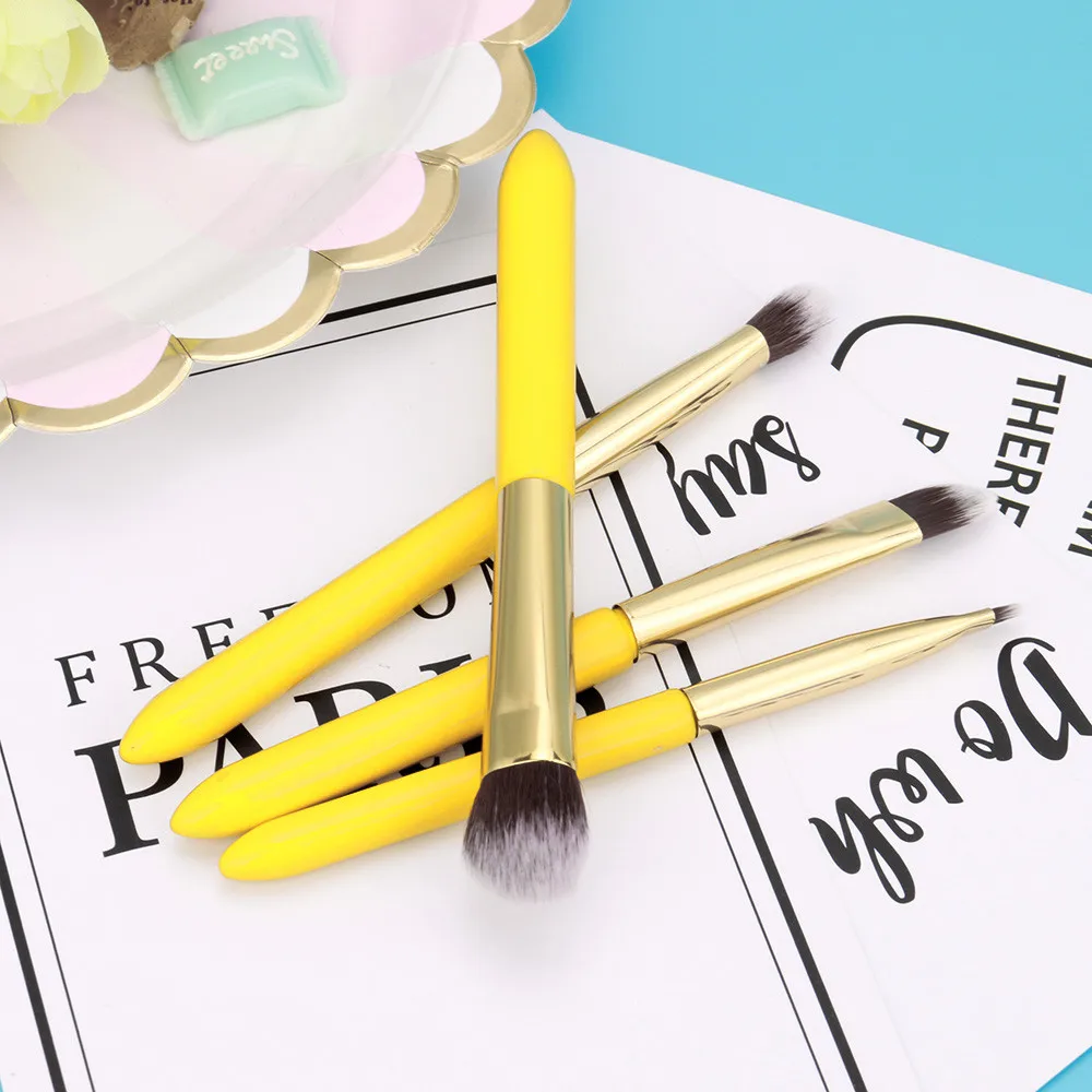 Набор кистей для макияжа из синтетического волоса набор профессиональных основы