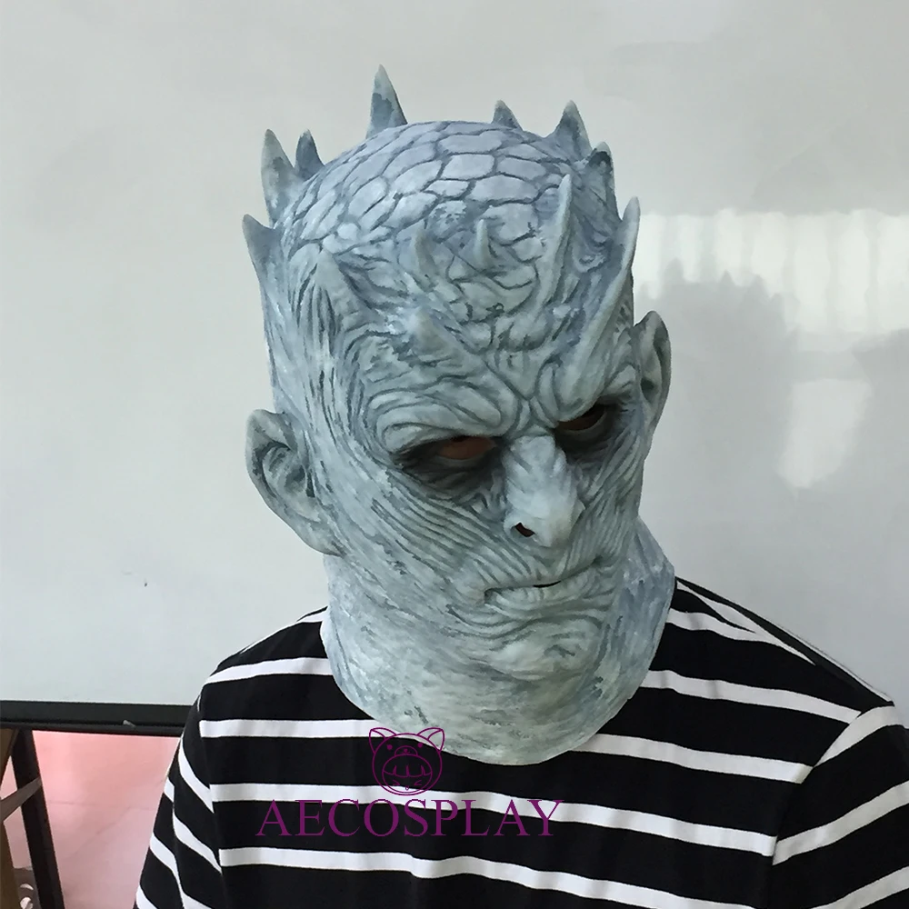 Косплэй Игра престолов ночи король Walker Уход за кожей лица ночной re зомби Хэллоуин маска для взрослых трон Костюм партии аксессуаров