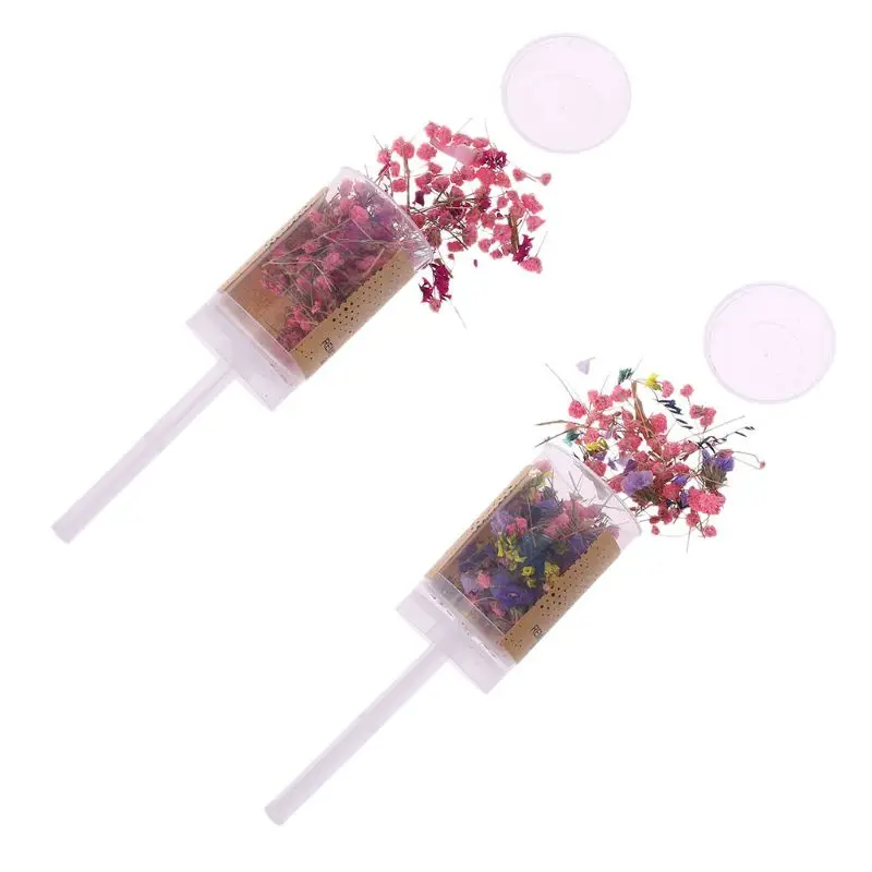 Конфетти Push Pop высушенный цветок подружки невесты стрелок Свадьба День рождения