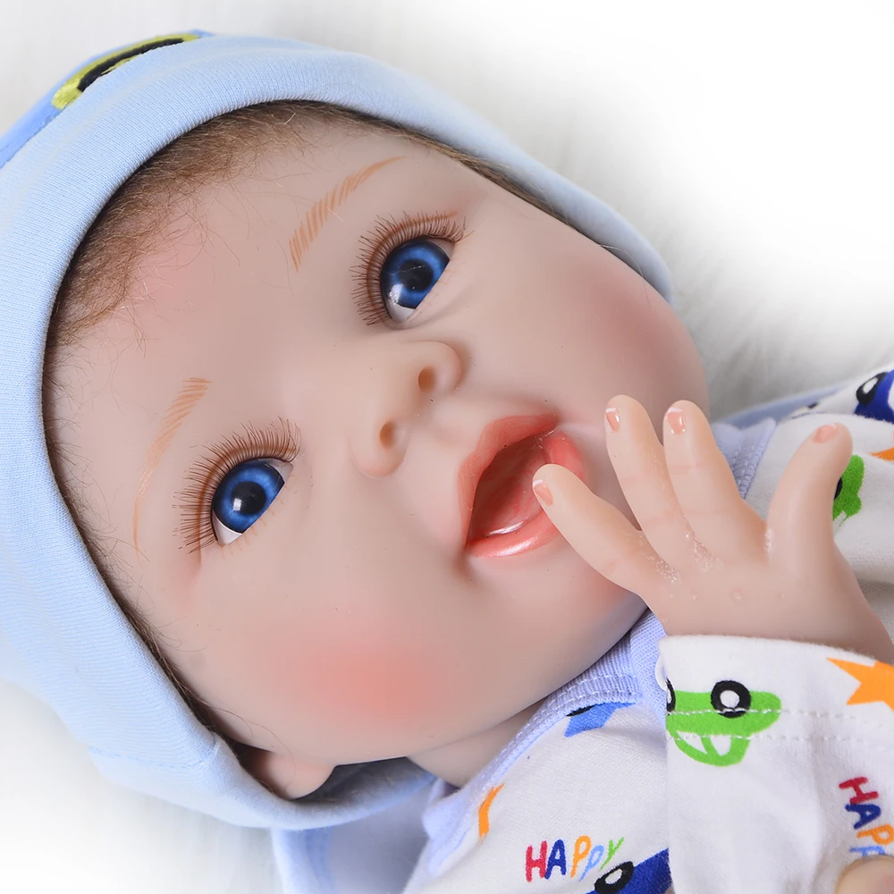 Кукла-младенец из мягкого силикона и винила размер 55 см