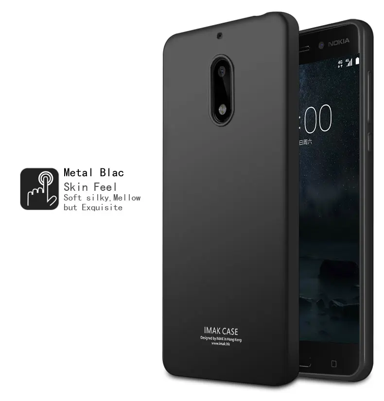 Free shipping!10 pcs IMAK Shock-resistant case+soft explosion-proof protective screen mobile phone shell For Nokia 6 |