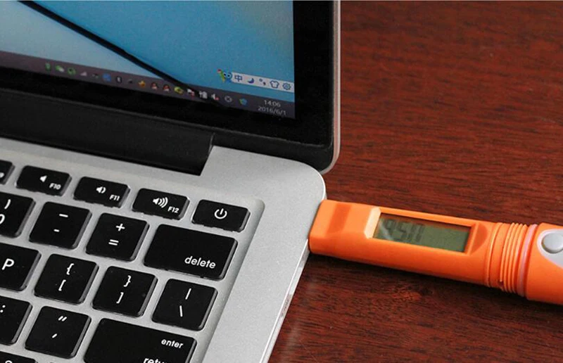 Регистратор данных влажности и температуры RC-51H водонепроницаемый USB PDF Температура регистратор-тестер Ручка стиль 32000 точки записи