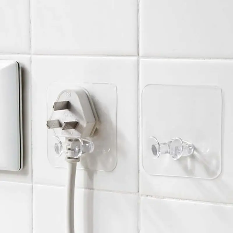 Новый настенный крючок 10 шт. для хранения держатель розетки питания настенное