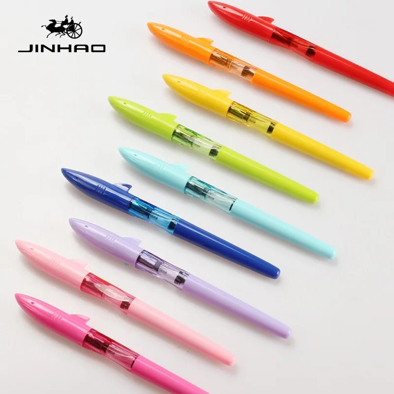 Jinhao Shark авторучка для каллиграфического Pen чернильная ручка Pluma Канцтовары