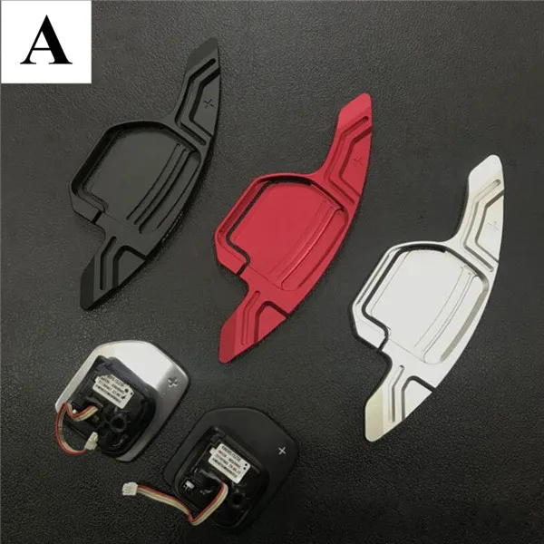 A Рулевое колесо весло расширение для AUDI A3 A4 A5 A6 A7 A8 S3 S4 S5 S6 S7 S8 Q2 Q3 Q5 Q7 SQ5 RS3 RS6 RS7 R8 TTS TT RS - Цвет: A