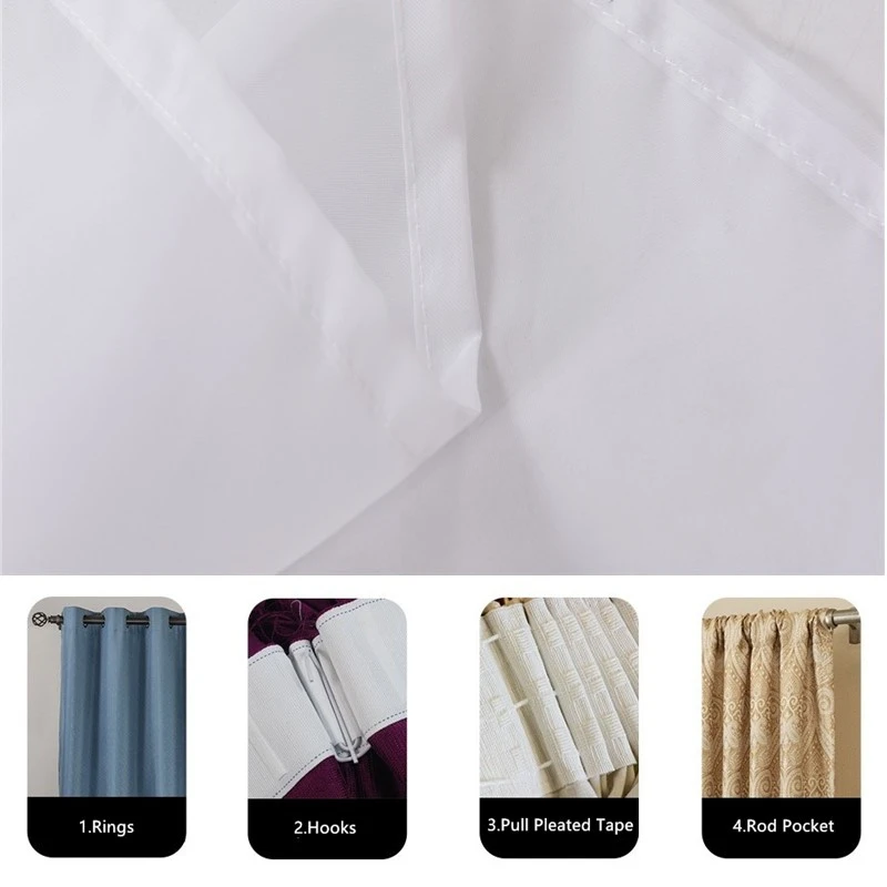 [Byetee] хлопчатобумажная льняная занавеска ткань для спальни гостиной однотонная