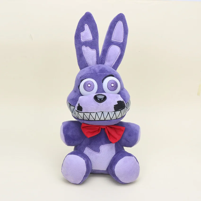 Nightmare bonnie25cm 20-25 см Five Nights At Freddy's foxy Fazbear медведь Фредди Бонни и Чика кошмар Фредди FNAF мягкие игрушки Детские куклы подарок - Цвет: Nightmare bonnie25cm