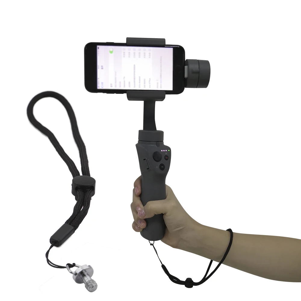 Ремень-ремешок на запястье с винтом 1/4 дюйма для DJI OSMO Mobile 2 ZHIYUN Smooth 4 Feiyu |