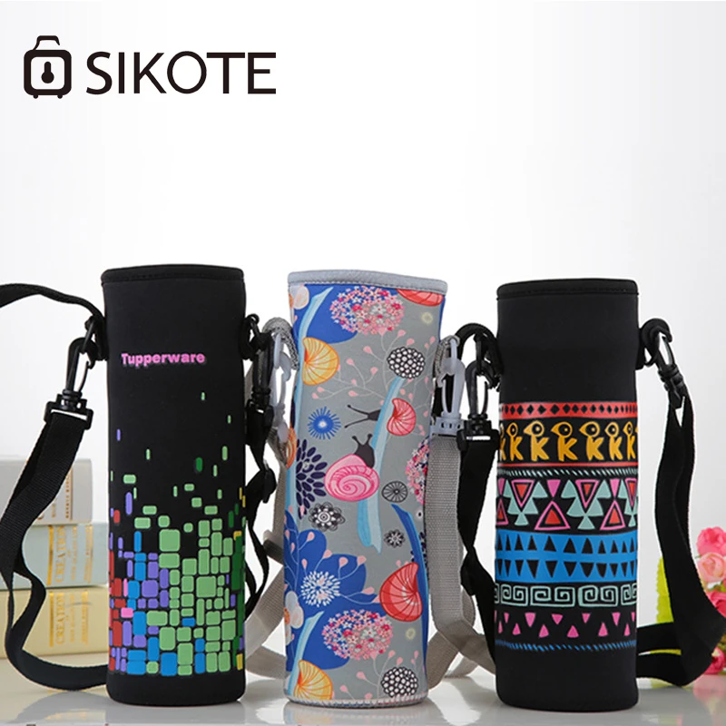 SIKOTE черная изолированная сумка для бутылки, водонепроницаемые сумки для ланча 500 мл, сумка-холодильник для женщин, школьная коробка для ланча, Термосумка для детей