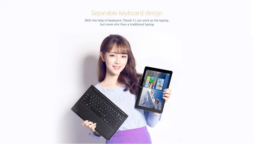 Оригинал Teclast Tbook 11 10 6 &quot2in1 Tablet PC Windows10 и Android 5 1 dual os Intel Z8300 4 ГБ Оперативная память 64