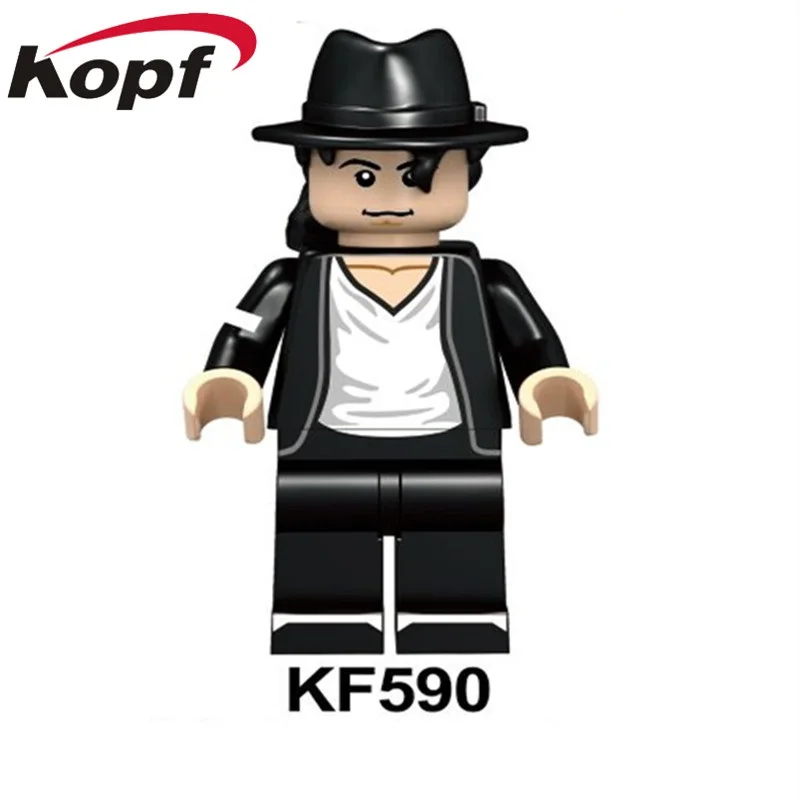 KF590 Without Box KF590, одна распродажа, строительные блоки, супергерои Элвиса Арона рресли Фредди Меркурий, коллекция фигурок для детей, игрушки, подарок - Цвет: KF590 Without Box