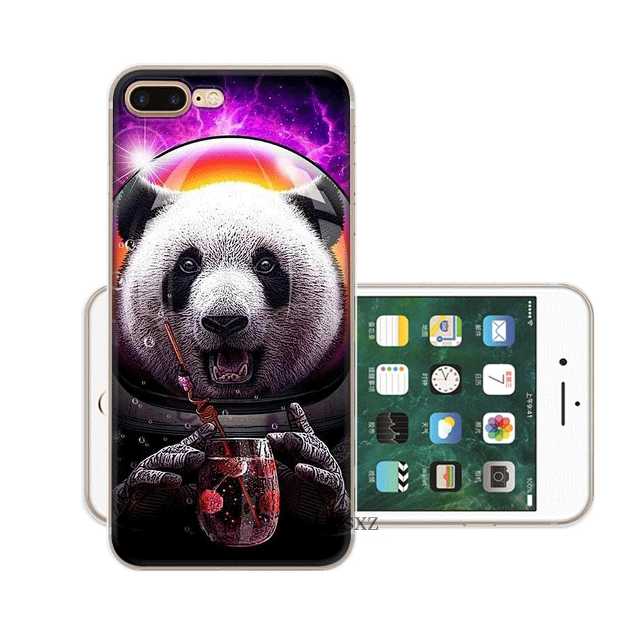 Чехол для мобильного телефона Desxz Panda Dab iPhone 6 6s 7 8 Plus 11 Pro X XS Max 5 5S SE |