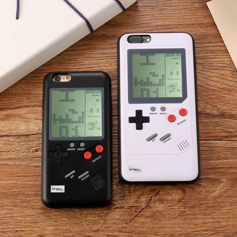 Чехлы для телефонов в стиле ретро GB Gameboy iPhone X 6plus 6s 7 7plus 8 8plus Play Blokus чехол игровой