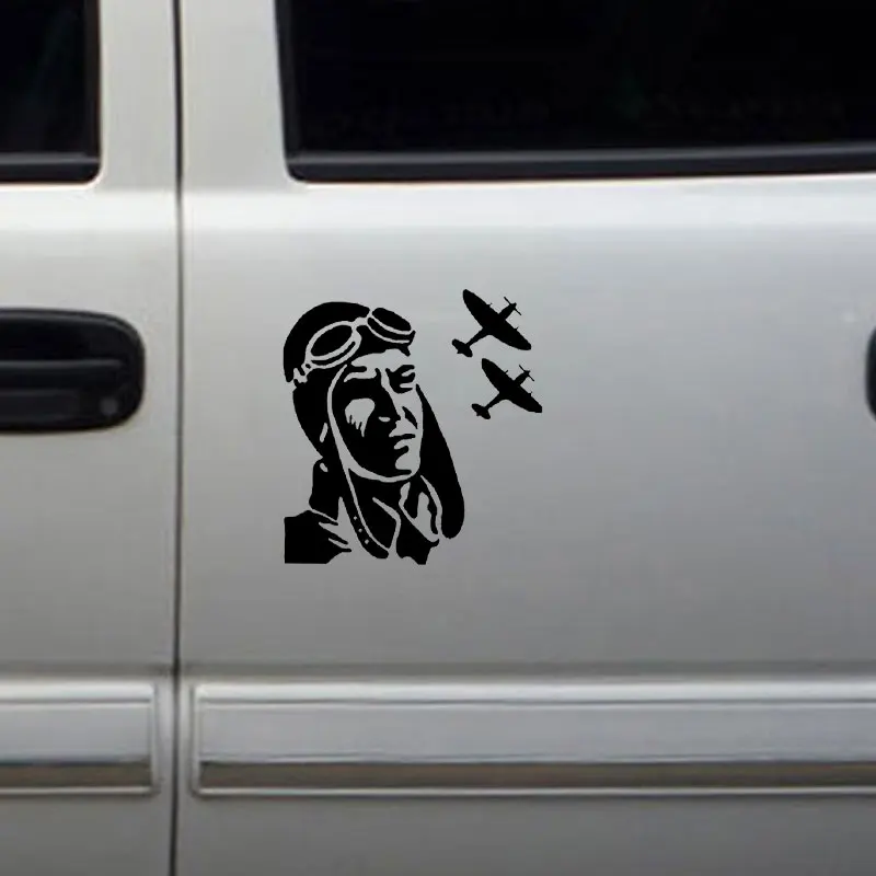 Крутой пилот крутые наклейки на окна стеклянная дверь настенное украшение для