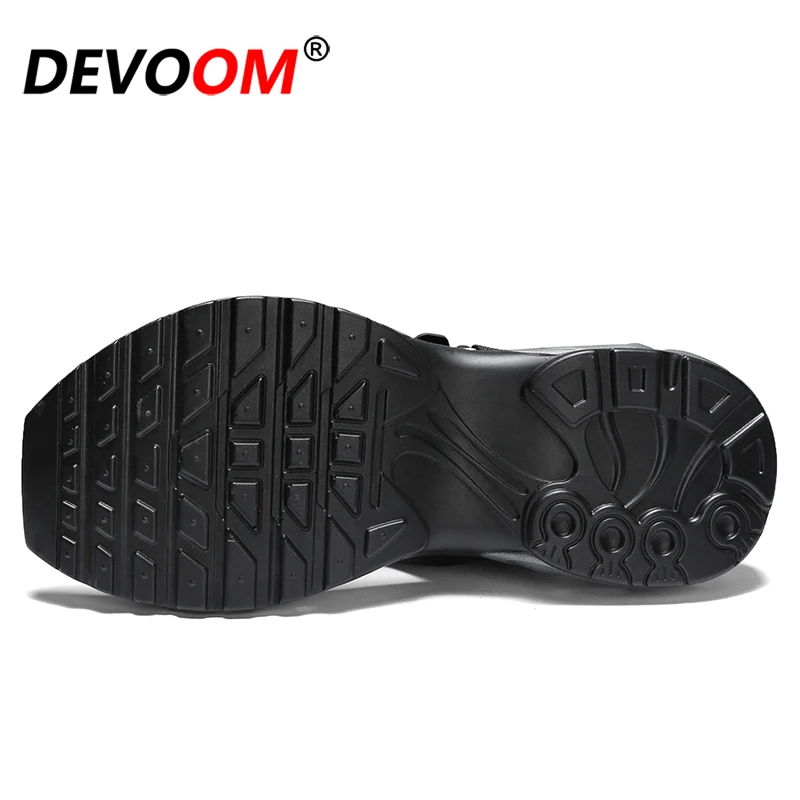 Новинка 2019 мужские кожаные сандалии с воздушной подошвой Hombre летние уличные