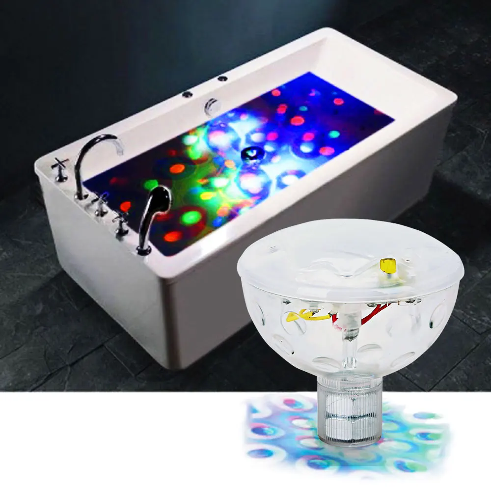 2017 New Color Changing LED Floating Light Underwater Aqua Glow Disco Swimming Show Pond Pool SPA Tub Lamp bathroom | Освещение