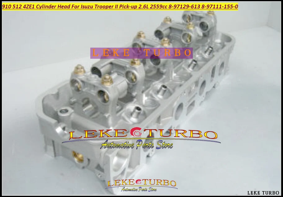 910 512 4ZE1 Головка блока цилиндров 8-97129-613 8-97111-155-0 для Isuzu Trooper II пикап Bighorn MU 2.6L 2559cc